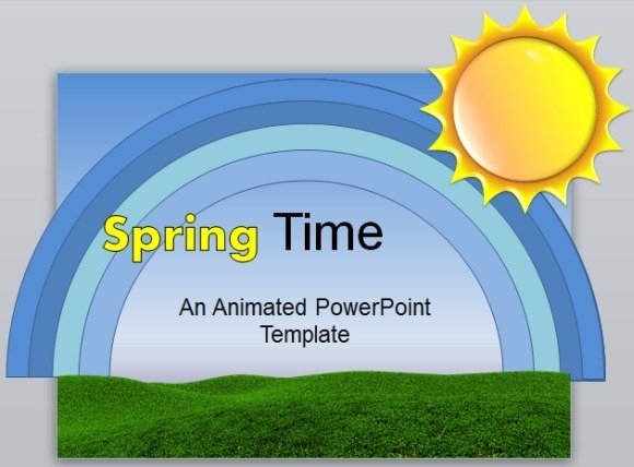 Animated Spring Time Powerpoint Template Powerpoint Presentation Free Animated Powerpoint Templates 2013