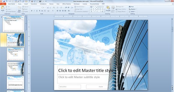 Create a custom powerpoint presentation from a set of 