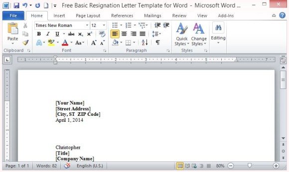 Resignation Letter Template Microsoft Word Search Results Calendar 2015 Free Letter Templates With Picture Insert