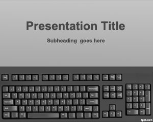 Keyboard PowerPoint Template