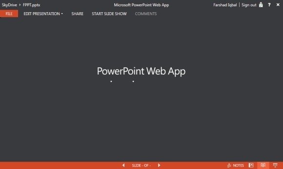 PowerPoint Web App